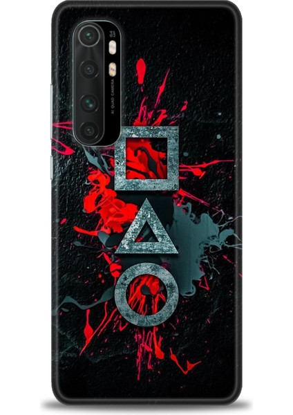 Xiaomi Mi Note 10 Lite Kılıf Hd Baskılı Kılıf + 9h Nano Tam Kaplayan Ekran Koruyucu 281