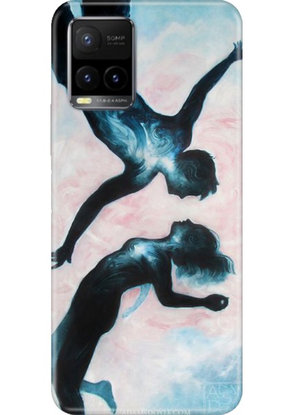 Vivo Y33S Uyumlu Kılıf Desenli Baskılı Silikon Waterlove