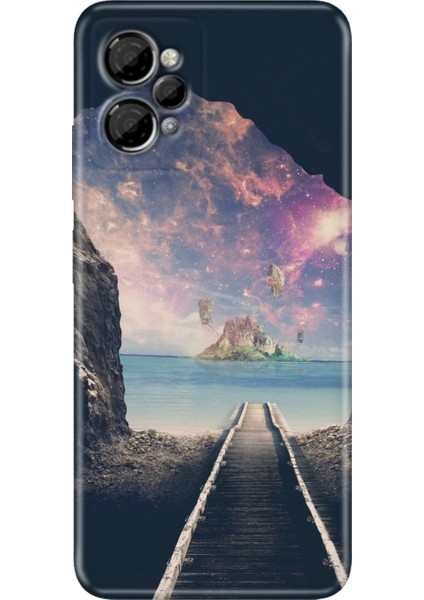 Casper Via X30 Kılıf Resimli Baskılı Nano Silikon Tren Yolu