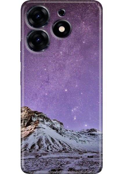Tecno Spark 20 Pro 5g Uyumlu Kılıf Resimli Baskılı Nano Silikon Parlak Manzara