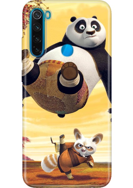 Xiaomi Redmi Note 8 Uyumlu Kılıf Desenli Baskılı Silikon Kungfu Panda