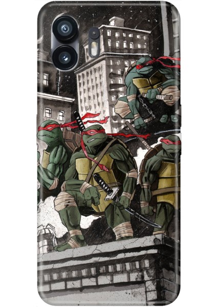 Nothing Phone 2 Uyumlu Kılıf Şeffaf Baskılı Kapak Silikon Ninja K