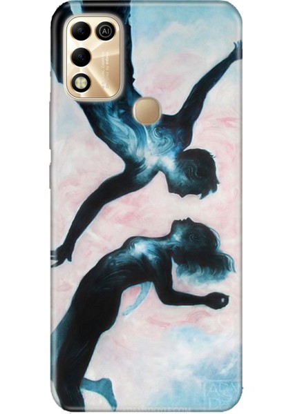 Infinix Hot 11 Play Kılıf Silikon Moderna Resimli Desenli Waterlove