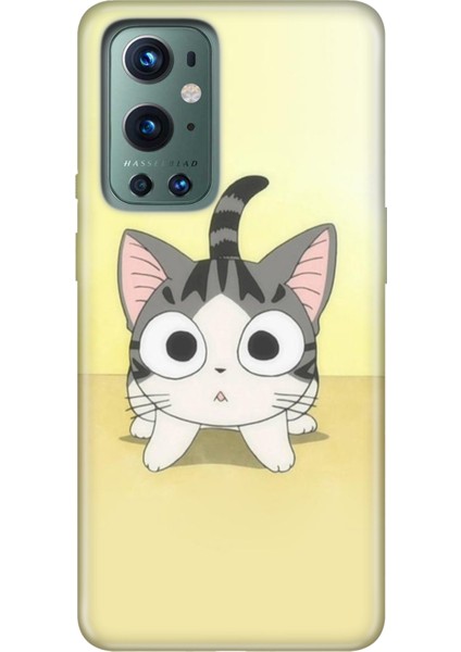 Realme 9 Pro Uyumlu Kılıf Silikon Desenli Resimli Kapak Tekir Kedicik