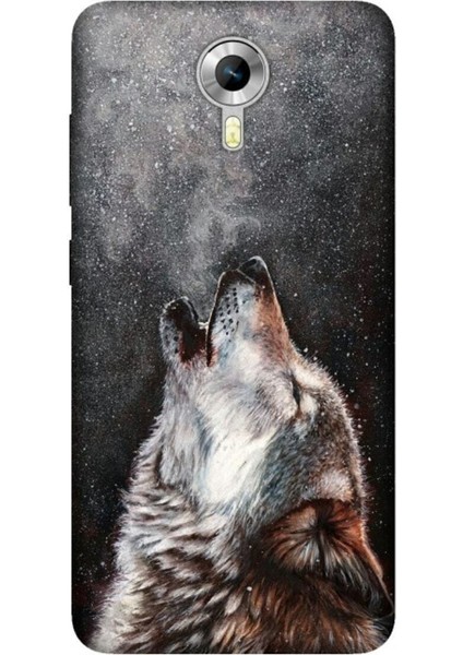 General Mobile Gm 5 Plus Uyumlu Kılıf 0.4mm Lazer Kesim Silikon Kapak Vahşi Kurt