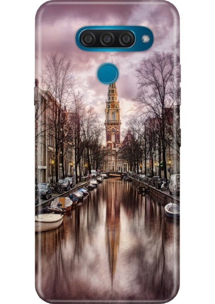 Lg Q60 Uyumlu Kılıf Desenli Baskılı Silikon Amsterdam