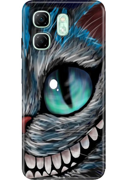 Infinix Hot 50I - Smart 9 Kılıf Desenli Tpu Silikon Baskılı Arsız Kedi