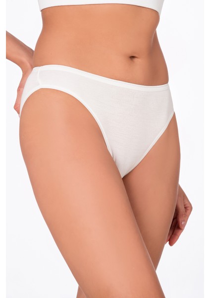 Kadın Viskon Slip Ekru | K23926 modelleri