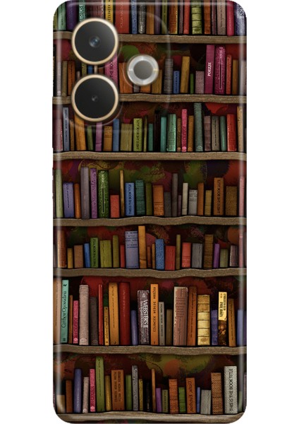 Oppo A5-Pro Kamera Korumalı Kılıf Art Silikon Baskılı Tpu Kütüphane