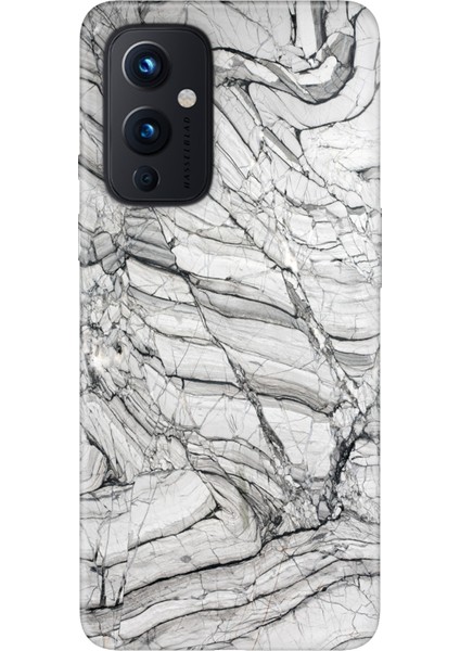 Oneplus 9 Kılıf Modern Tasarım Silikon Desenli Sena Mermer