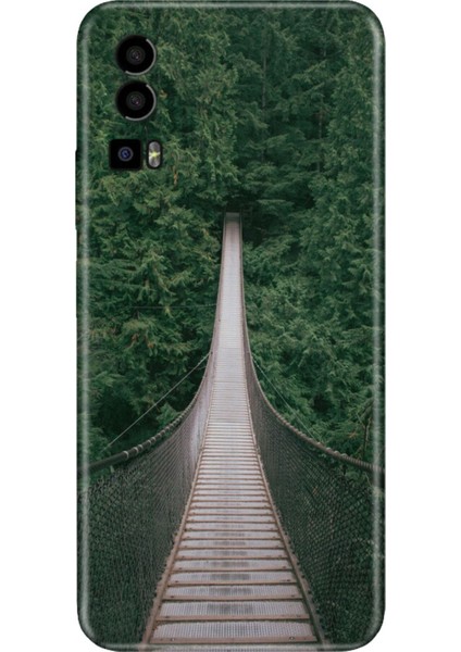 General Mobile Gm 23 Kılıf Silikon Desenli Resimli Korku Köprüsü