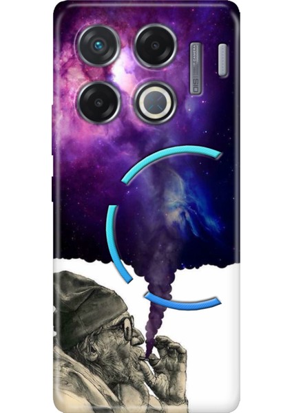 Infinix Gt 20 Pro Kılıf Infinix Desenli Silikon Smoke