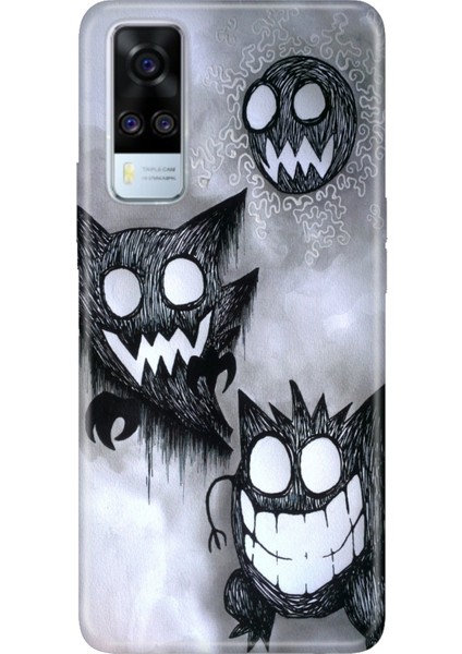 Vivo Y51 Uyumlu Kılıf Desenli Baskılı Silikon Haydutlar