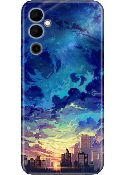 Tecno Pova Neo 2 Kılıf Silikon Desenli Resimli Uv Kapak Cloud City