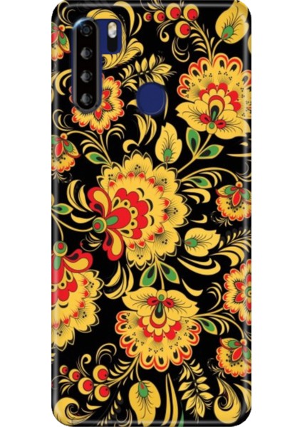 Reeder P13 Blue Max 6.49" Uyumlu Kılıf Desenli Baskılı Silikon Khokhloma