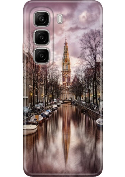 Infinix Hot 50 Pro 4g Kılıf 6.78 Inc Desenli Tpu Silikon Amsterdam