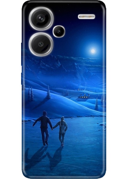 Xiaomi Redmi Note 13 Pro Plus 5g Uyumlu Kılıf Silikon Resimli Cold Love