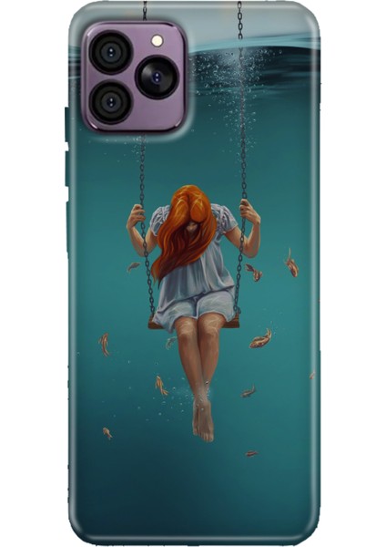 Hiking A41 Uyumlu Kılıf HIKING-A41 Telefon Kılıfı Baskılı Aşk Acısı