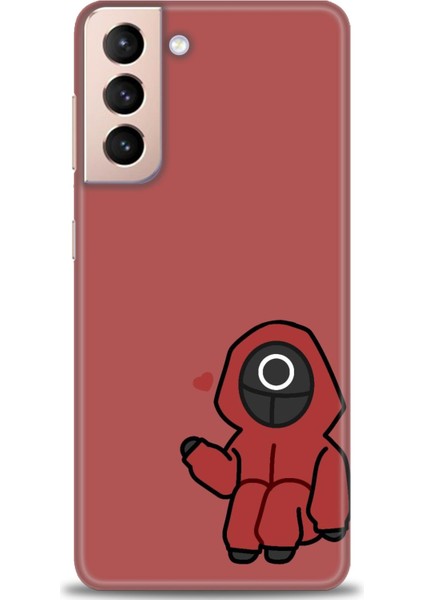 Samsung Galaxy S21 Hd Baskılı Kılıf + 9h Nano Tam Kaplayan Ekran Koruyucu 288