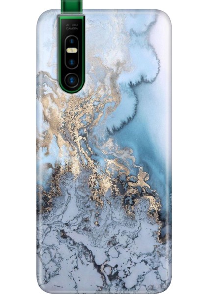 Infinix S5 Pro Kılıf Telefon Kılıfı S5-Pro Baskılı Antic Marble