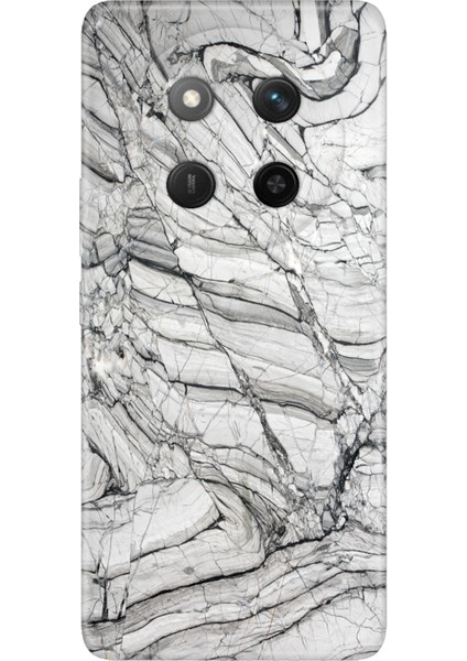 Honor Magic 7 Lite Kılıf Renkli Silikon Baskılı Tpu Sena Mermer