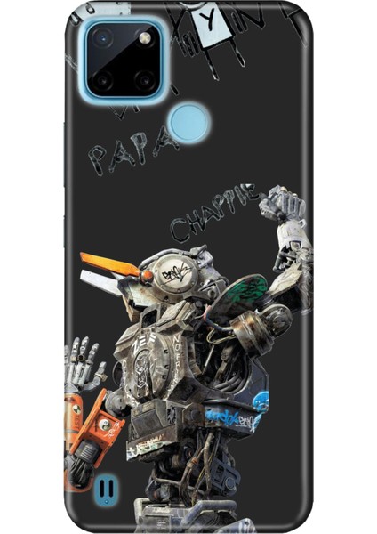 Realme C25Y C21Y Uyumlu Kılıf 0.4mm Lazer Kesim Silikon Kapak Chappie
