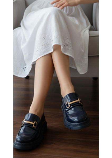 Holly Lacivert Kadın Ayakkabı