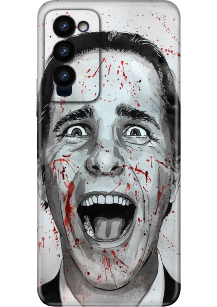 Tecno Camon 18 Uyumlu Kılıf Colored Resimli Silikon American Psycho