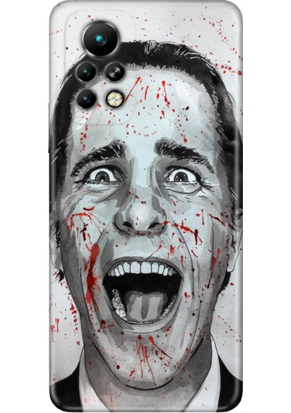 Infinix Note 11 Pro Kılıf Silikon Moderna Desenli American Psycho