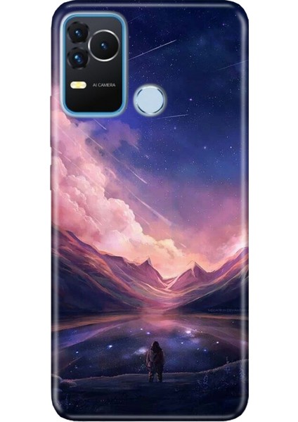 Omix X400 Kılıf Silikon Moderna Desenli Mars Life