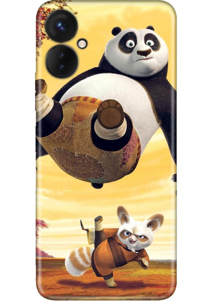 Oneplus 9 Pro Kılıf Silikon Desenli Resimli Uv Kapak Kungfu Panda