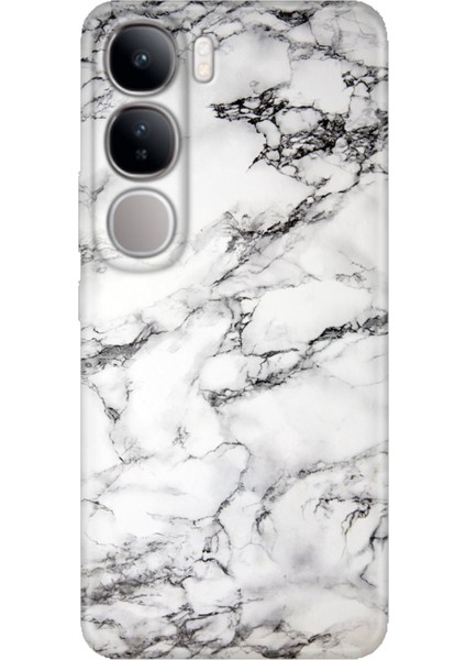 Vivo V40 Lite Kılıf V40 Lite Desenli Tpu Silikon Baskılı Banyo Mermer