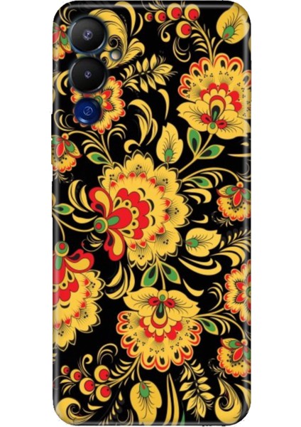 Tecno Pova Neo 4 Uyumlu Kılıf Silikon Desenli Resimli Kapak Khokhloma