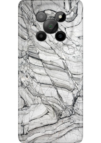 General Mobile Phoneix 5g Kılıf Renkli Silikon Baskılı Tpu Sena Mermer