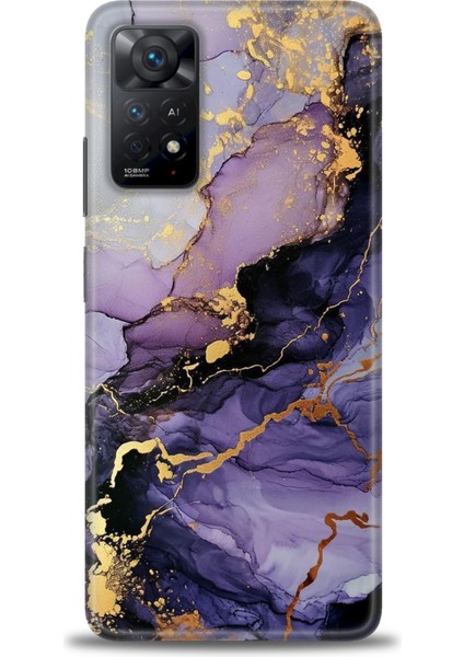 Xiaomi Redmi Note 11 Pro 4g Hd Baskılı Kılıf + 9h Nano Tam Kaplayan Ekran Koruyucu 315