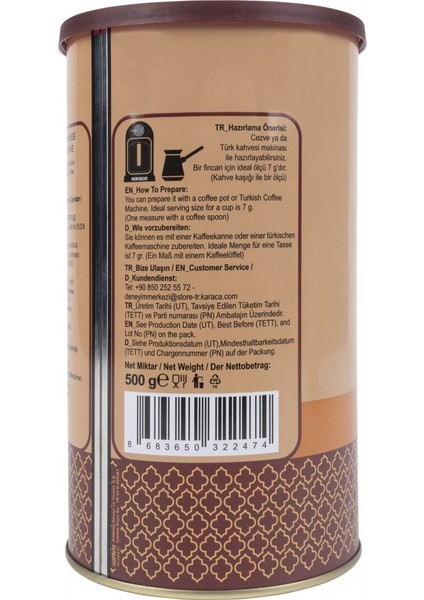 Karaca Hatır Türk Kahvesi 500GR 6lı Koli (3kg) modelleri