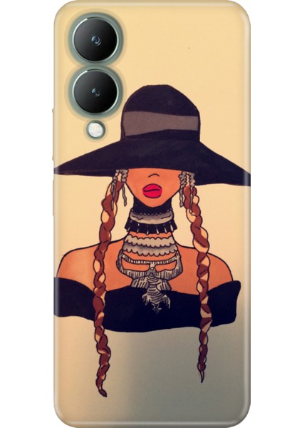 Vivo Y17S Uyumlu Kılıf Silikon Desenli Resimli Kapak Modaguru