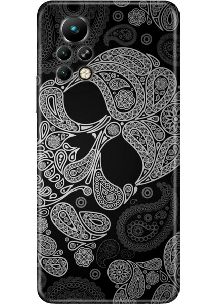 Infinix Note 11 Pro Kılıf Silikon Moderna Desenli Skuller