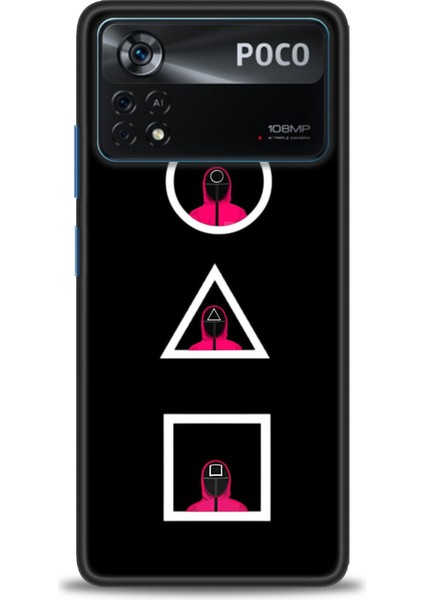 Xiaomi Poco X4 Pro 5g Kılıf Hd Baskılı Kılıf + 9h Nano Tam Kaplayan Ekran Koruyucu 285