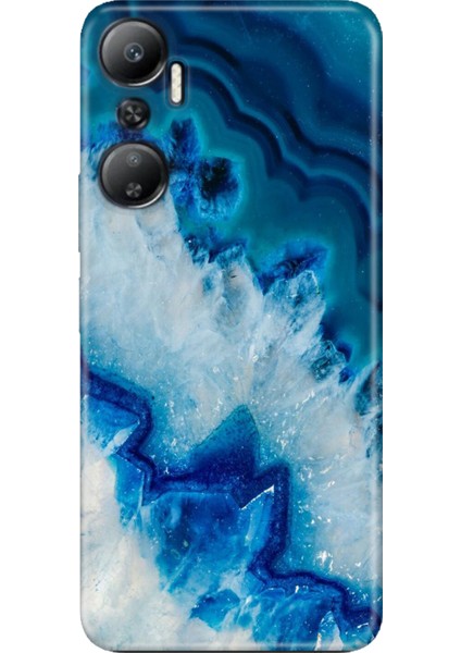 Infinix Hot 20 Kılıf Silikon Desenli Tam Koruma Kapak Koyu Ametist