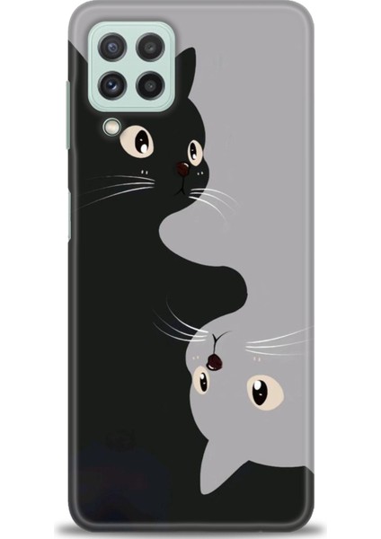 Samsung Galaxy M22 Hd Baskılı Kılıf + 9h Nano Tam Kaplayan Ekran Koruyucu 67