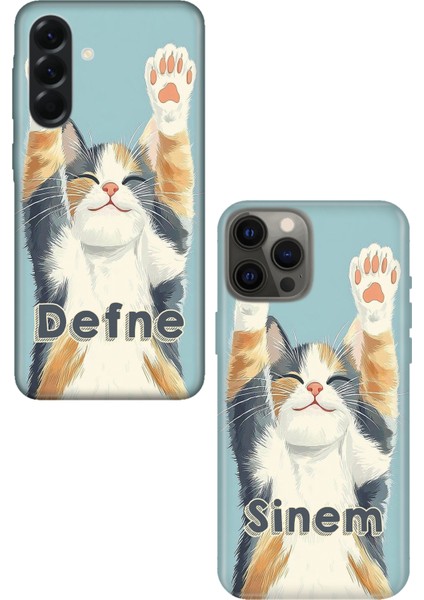 Samsung Galaxy M10 M11 M12 M13 M14 M15 M20 Kılıf Kişiye Özel Isim Yazılı Silikon ÇIZIM-110