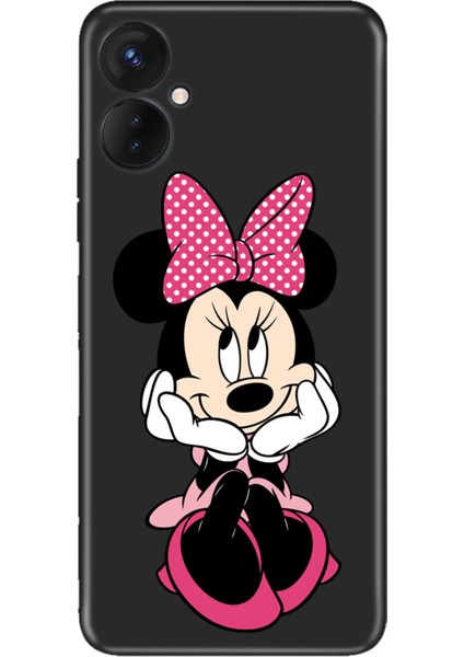 Oneplus 9 Pro Kılıf Silikon Desenli Resimli Uv Kapak Minnie Karakter