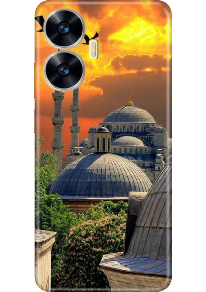 Realme C55 Uyumlu Kılıf Silikon Desenli Resimli Kapak Kızılistanbul