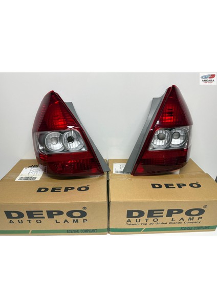 Honda Jazz 2002 - 2008 Stop Lambası Sağ - Sol Takım (2 Adet Stop - Depo Marka)