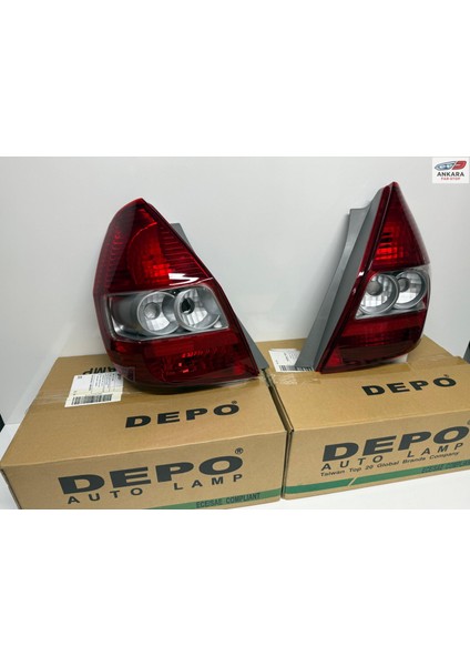 Honda Jazz 2002 - 2008 Stop Lambası Sağ - Sol Takım (2 Adet Stop - Depo Marka) fiyatları
