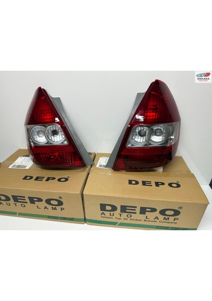 Honda Jazz 2002 - 2008 Stop Lambası Sağ - Sol Takım (2 Adet Stop - Depo Marka) modelleri