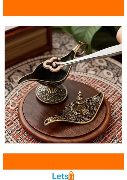 Sihirli Lamba Tasarımlı Tütsülük Osmanlı Motifli Dekoratif Buhurdanlık fırsatları