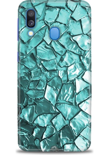 Samsung Galaxy A40 Hd Baskılı Kılıf + 9h Nano Tam Kaplayan Ekran Koruyucu 335