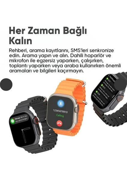 HK11 Ultra 3 Akıllı Saat 2.02” Amoled Ekran | Nfc & Bluetooth | Aı Sesli Asistan | 4gb Hafıza | Android & Ios Uyumlu fiyatları